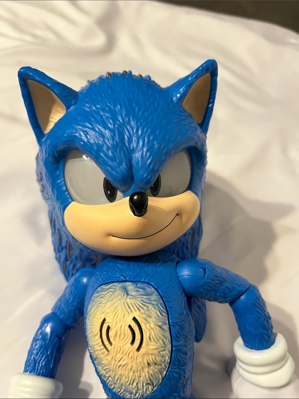Blue Sonic-Inspired Poseable Action Figure - Kids Toys - Picture 6 of 7